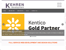 Tablet Screenshot of kehrendev.com